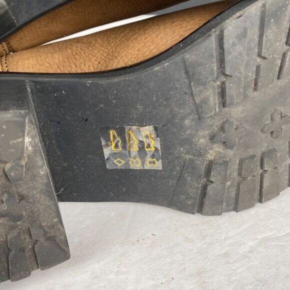 Madewell Kristin Chelsea Boots Womens 9.5 Brown Leather Lugsole Combat Chunky - Picture 16 of 16